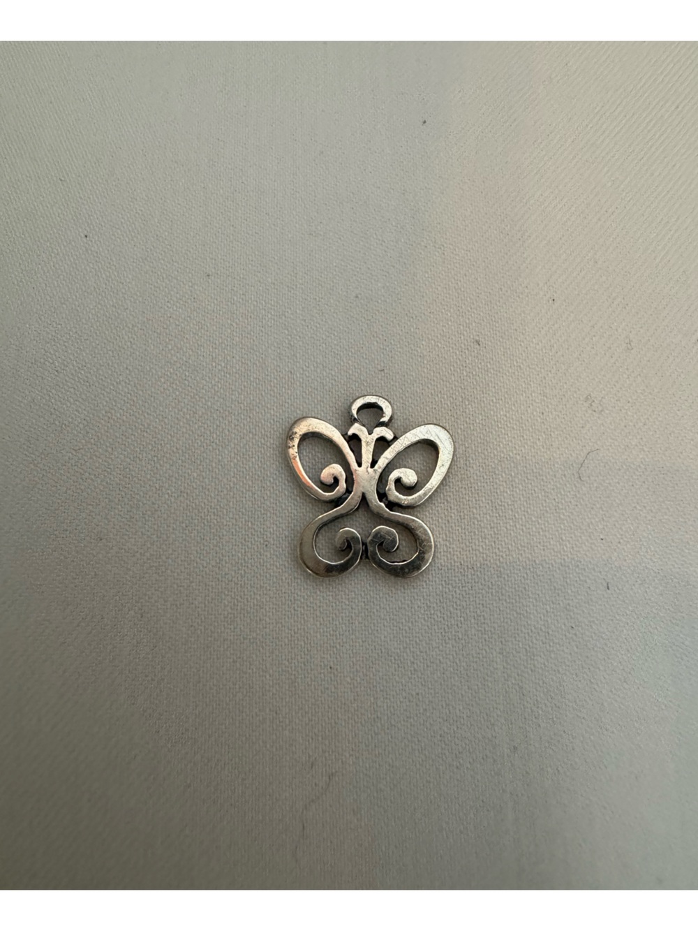 James Avery Small Silver Butterfly Pendant Charm